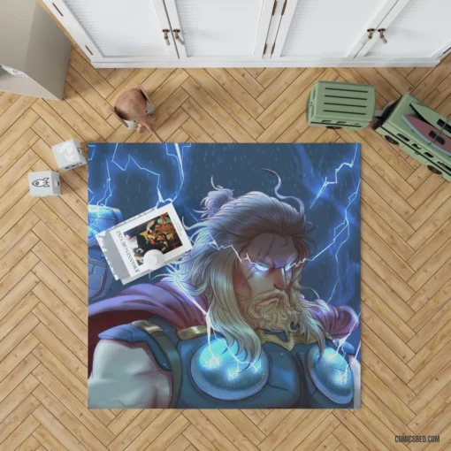 Thor Marvel Mighty Avenger Comic Rug