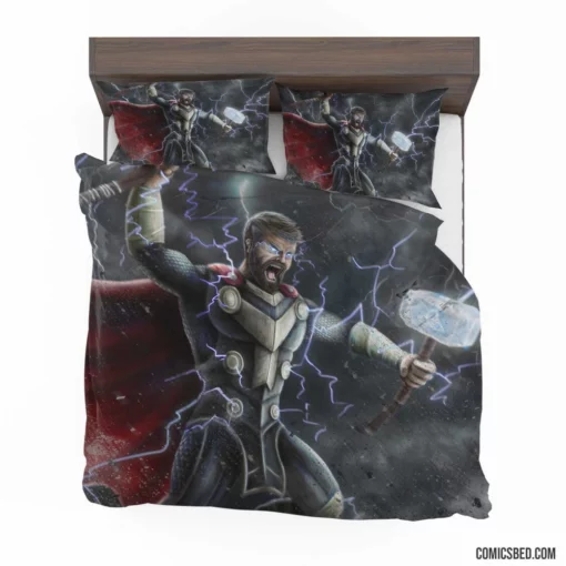 Thor Marvel Mighty Protector Comic Bedding Set 1