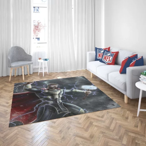 Thor Marvel Mighty Protector Comic Rug 2