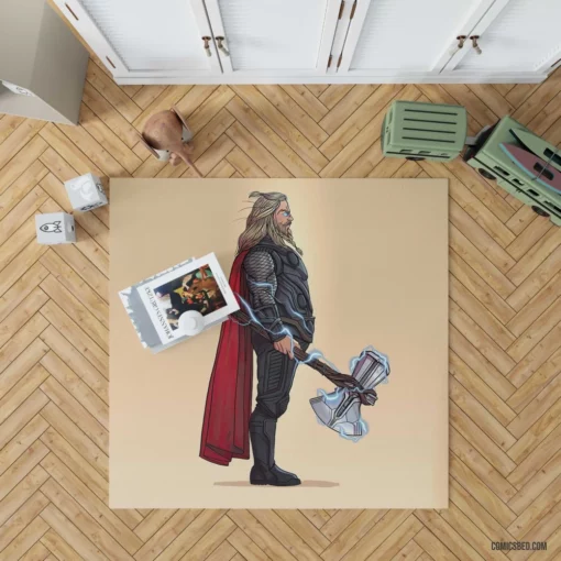 Thor Marvel Thunder God Comic Rug