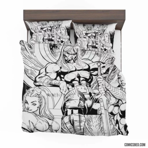 Thor Mighty God of Thunder Comic Bedding Set 1