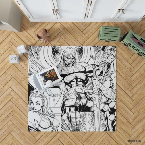 Thor Mighty God of Thunder Comic Rug