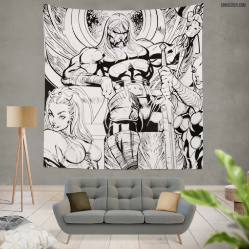 Thor Mighty God of Thunder Comic Wall Tapestry