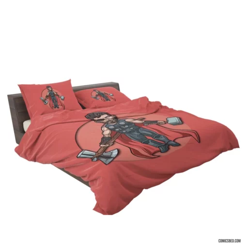 Thor Minimalist Marvel God of Thunder Comic Bedding Set 2