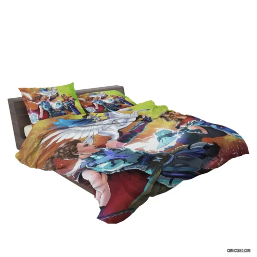 Thor Valkyrie Jane Foster Asgardian Duo Comic Bedding Set 2