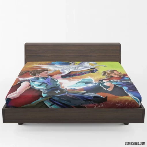 Thor Valkyrie Jane Foster Asgardian Duo Comic Fitted Sheet