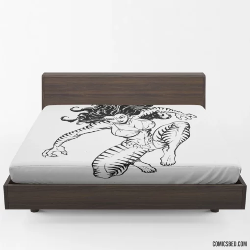 Tigra Feline Fury Comic Fitted Sheet