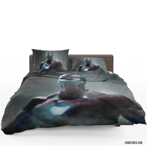 Timeless Iron Man Tony Stark Everlasting Impact Comic Bedding Set