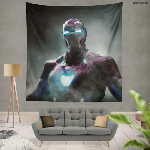 Timeless Iron Man Tony Stark Everlasting Impact Comic Wall Tapestry