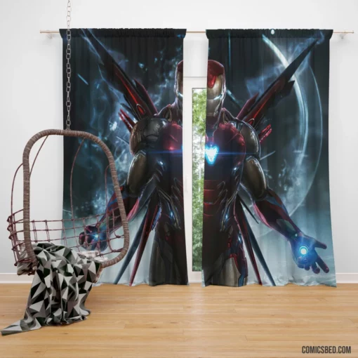 Timeless Iron Man Tony Stark Legacy Comic Curtain