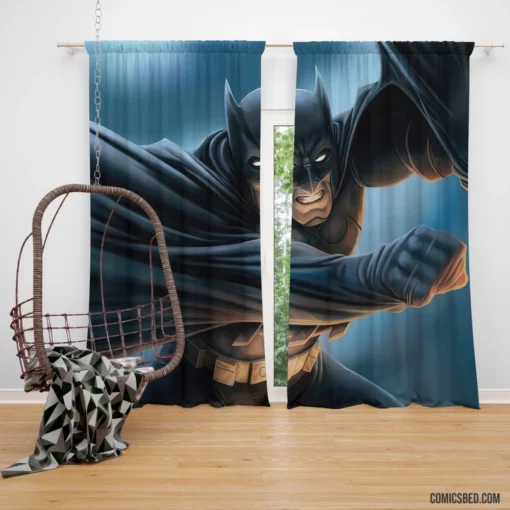 Titans United Batman and Teen Titans Comic Curtain