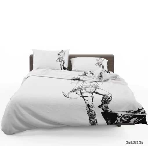 Tomb Raider Adventurous Lara Croft Comic Bedding Set