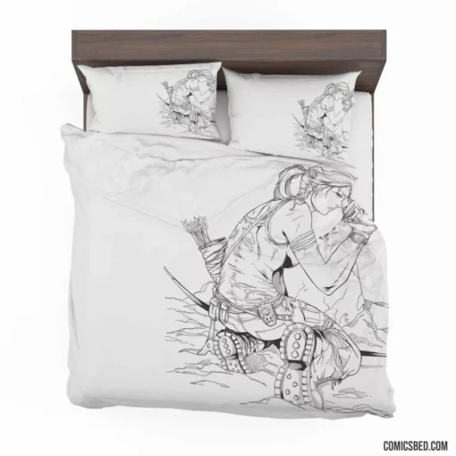 Tomb Raider Relic Quest Comic Bedding Set 1