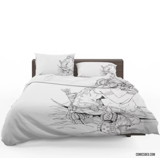 Tomb Raider Relic Quest Comic Bedding Set