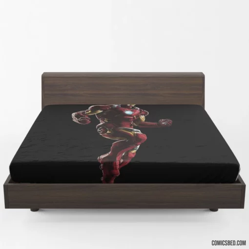 Tony Stark Iron Man Armored Avenger Comic Fitted Sheet