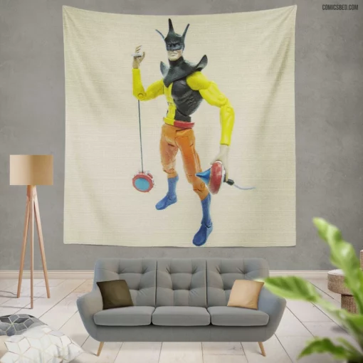 Toyman Playful Mischief Comic Wall Tapestry