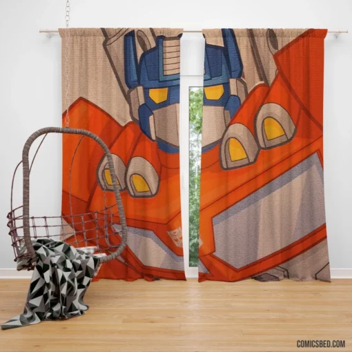 Transformers Robotic Adventures Comic Curtain