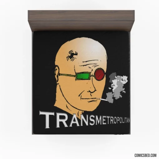 Transmetropolitan Spider Jerusalem Journey Comic Fitted Sheet 1