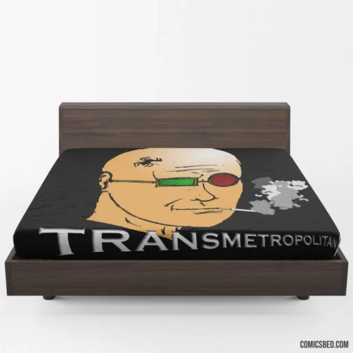 Transmetropolitan Spider Jerusalem Journey Comic Fitted Sheet