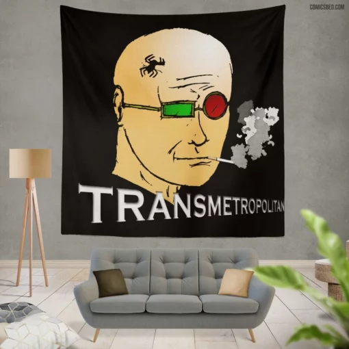 Transmetropolitan Spider Jerusalem Journey Comic Wall Tapestry