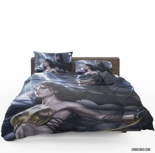 Trinity Batman Wonder Woman DC Trio Comic Bedding Set