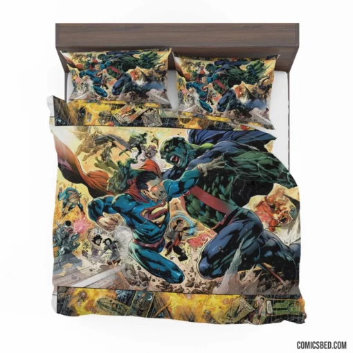 Trinity War Heroes & Villains Comic Bedding Set 1