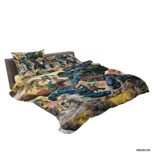 Trinity War Heroes & Villains Comic Bedding Set 2