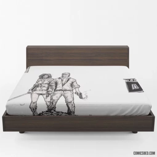 Twisted Dark Enigmatic Comic Chronicles Fitted Sheet
