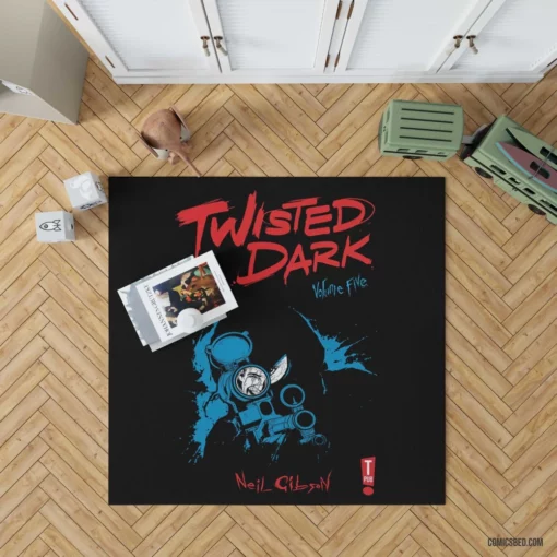 Twisted Dark Enigmatic Stories Comic Rug