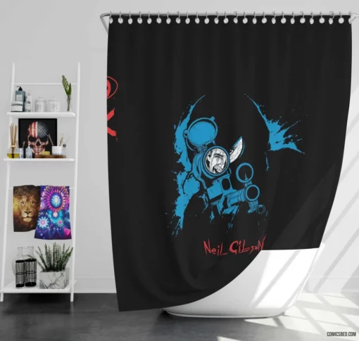 Twisted Dark Intriguing Chronicles Comic Shower Curtain