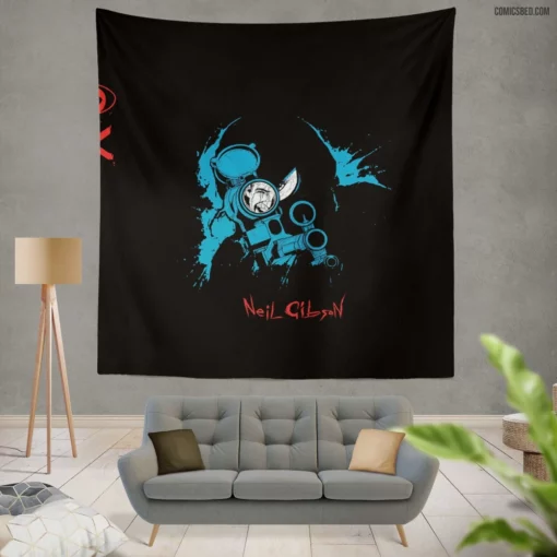 Twisted Dark Intriguing Chronicles Comic Wall Tapestry