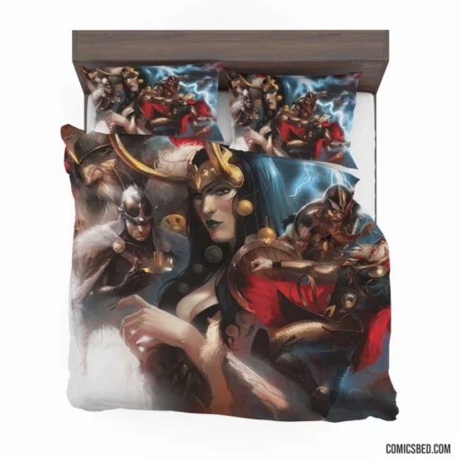 Twisted Dark Unsettling Adventures Continue Comic Bedding Set 1