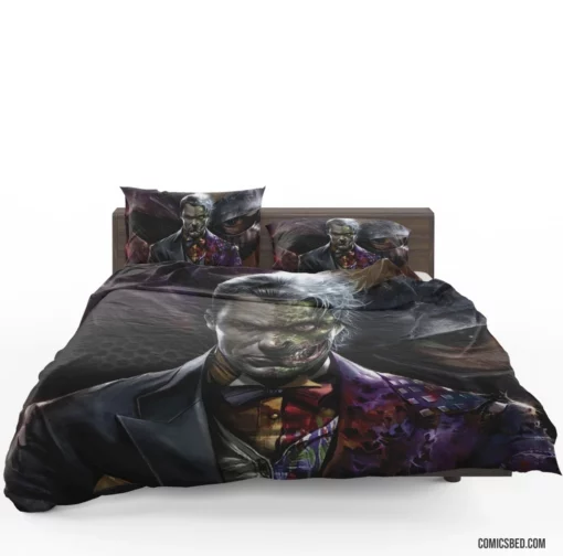 Two-Face Deathstroke DC Duo Comic Bedding Set