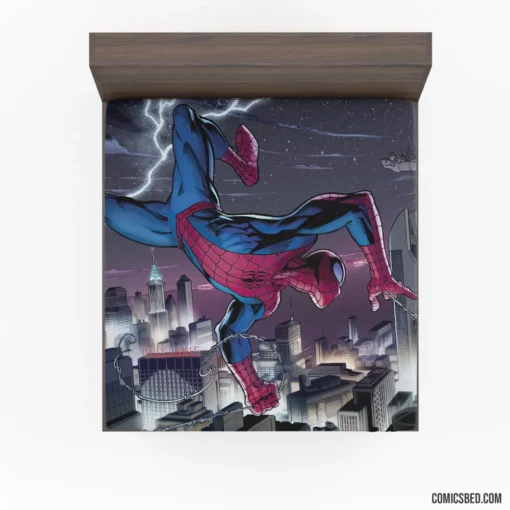 Ultimate Spider-Man Earth 1610 Marvel Web-Slinger Comic Fitted Sheet 1