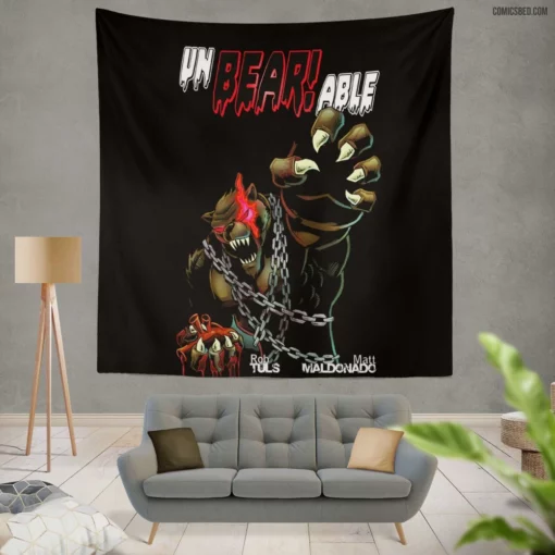 Unbearable Humorous Disasters Comic Wall Tapestry