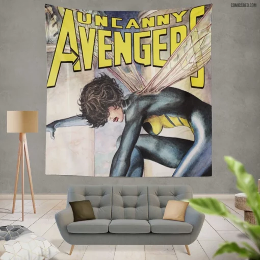 Uncanny Avengers Heroic Team-Up Comic Wall Tapestry