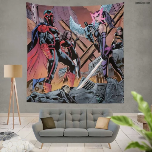 Uncanny X-Men 1 Mutant Genesis Comic Wall Tapestry