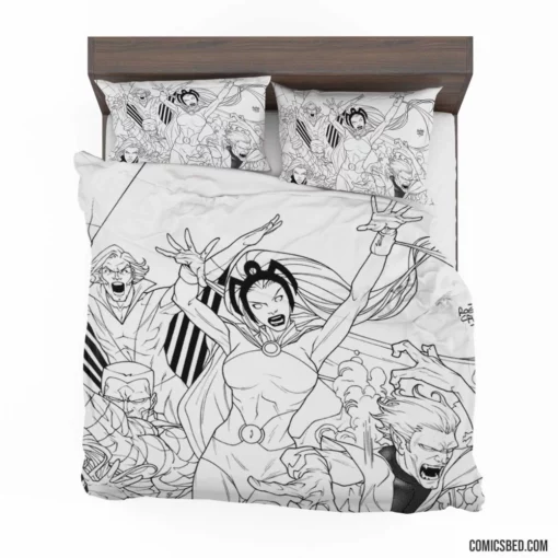 Uncanny X-Men Mutant Superteam Comic Bedding Set 1