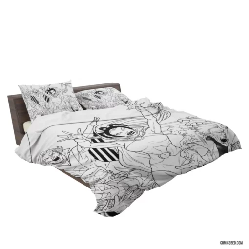 Uncanny X-Men Mutant Superteam Comic Bedding Set 2