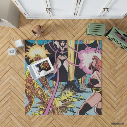 Uncanny X-Men Mutant Team Comic Rug