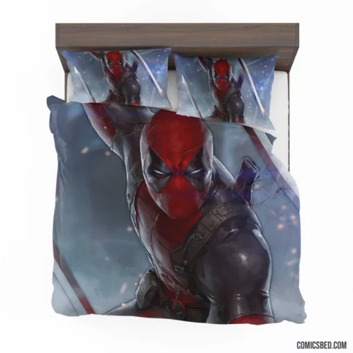 Unfiltered Deadpool Marvel Merc Chronicles Comic Bedding Set 1