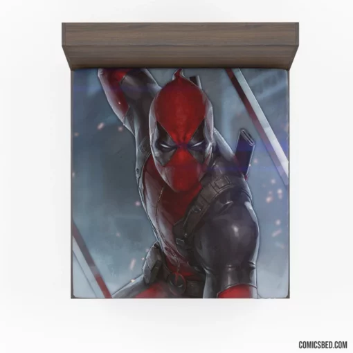 Unfiltered Deadpool Marvel Merc Chronicles Comic Fitted Sheet 1