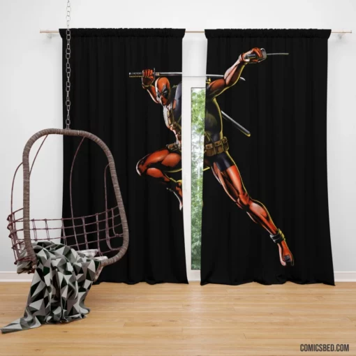 Unfiltered Deadpool Marvel Merc Unleashed Comic Curtain