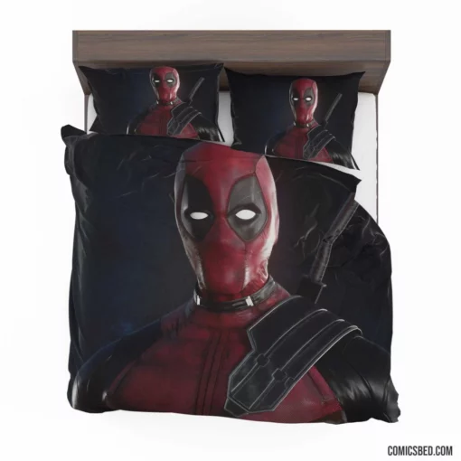 Unpredictable Deadpool Marvel Mouthy Merc Comic Bedding Set 1