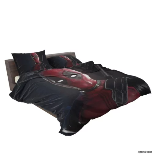 Unpredictable Deadpool Marvel Mouthy Merc Comic Bedding Set 2