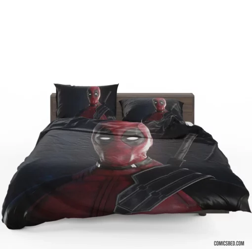 Unpredictable Deadpool Marvel Mouthy Merc Comic Bedding Set