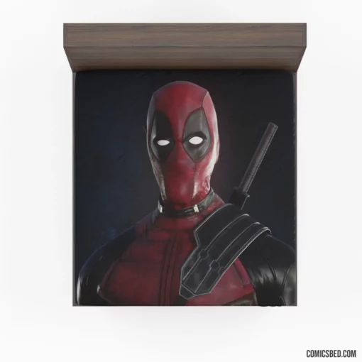 Unpredictable Deadpool Marvel Mouthy Merc Comic Fitted Sheet 1