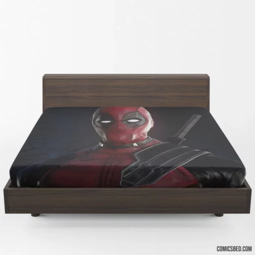 Unpredictable Deadpool Marvel Mouthy Merc Comic Fitted Sheet