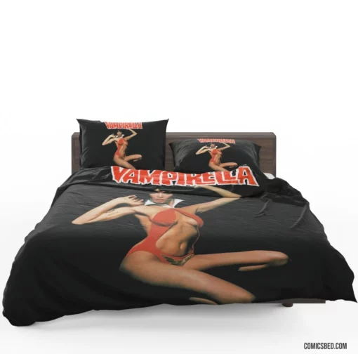 Vampirella Nightly Pursuits Comic Bedding Set