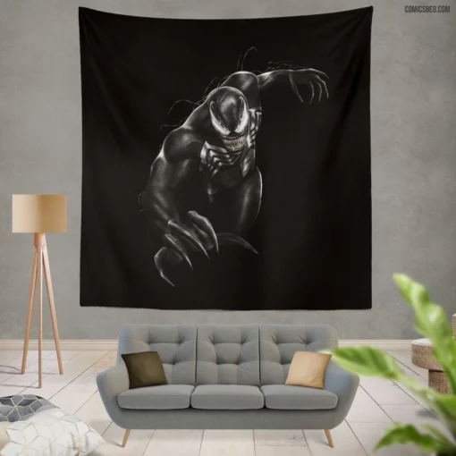 Venom Chronicles of the Symbiote Comic Wall Tapestry